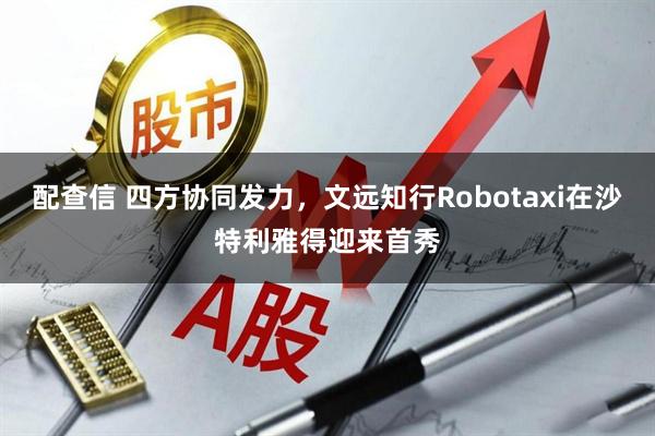 配查信 四方协同发力，文远知行Robotaxi在沙特利雅得迎来首秀